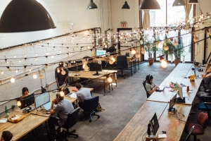 bekerja dari coworking space