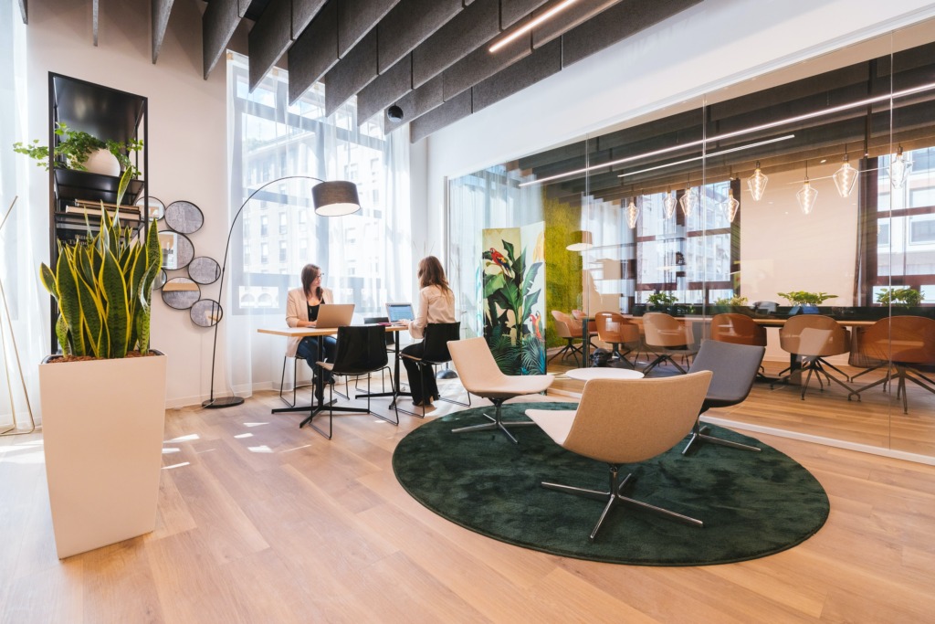 serviced office room