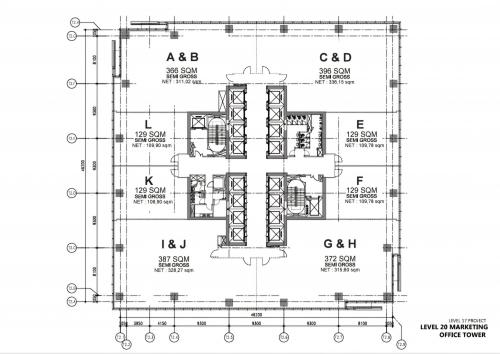 Jual Ruang Kantor Pakuwon Tower Jakarta di Jakarta Selatan (129 m2) Gambar 6