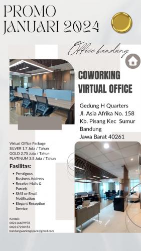 Sewa Ruang Kantor Hq Business Residence Tower di Bandung (96 m2) Gambar 6